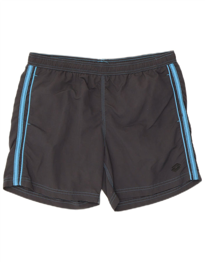 Shorts de natação masculino Lotto grande W36 L5 cinza poliamida
