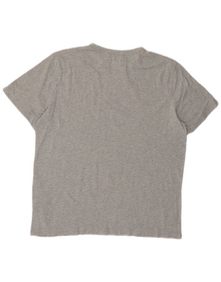 Camiseta masculina regular COS algodão cinza médio