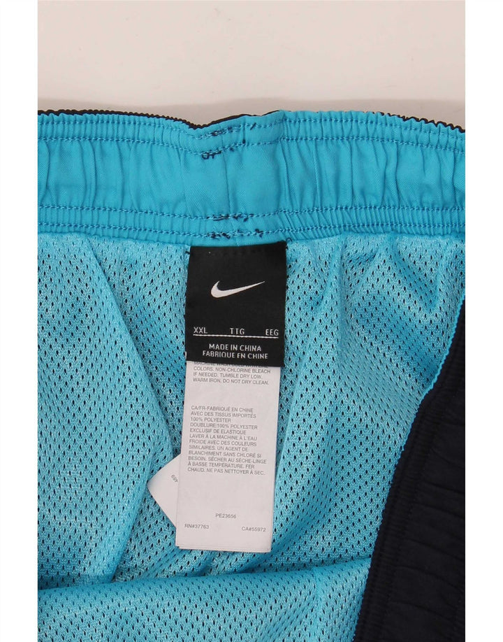 Shorts de natação masculino Nike 2XL poliéster azul marinho