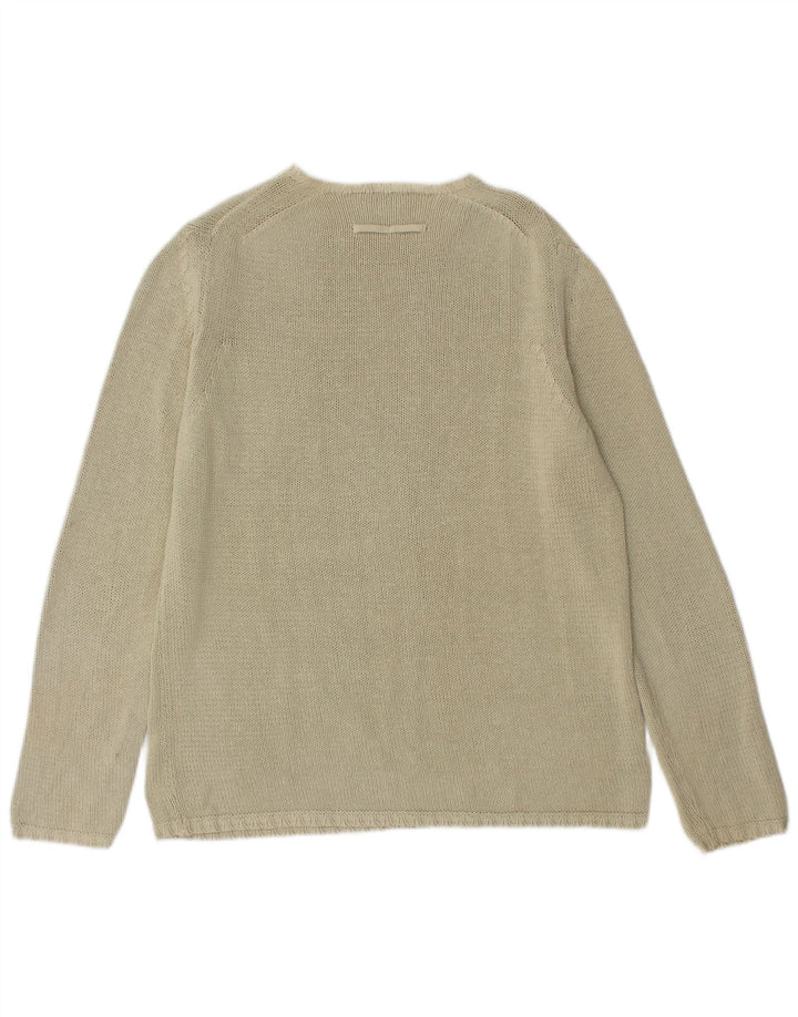 Suéter feminino HENRY COTTONS com gola redonda IT 44 bege médio