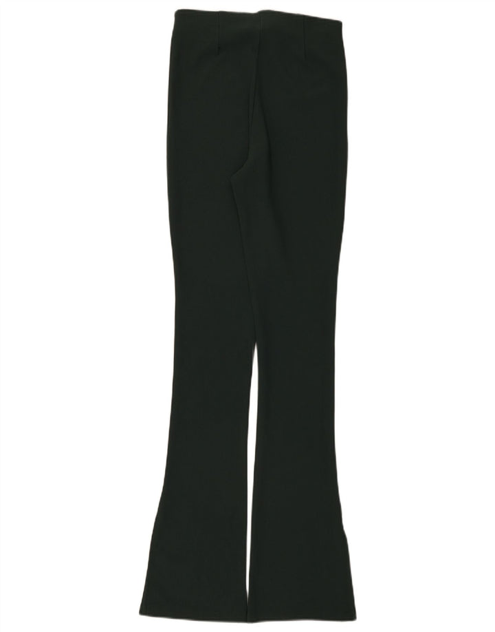 Zara Womens Flare Leggings Reino Unido 8 Pequeno Verde