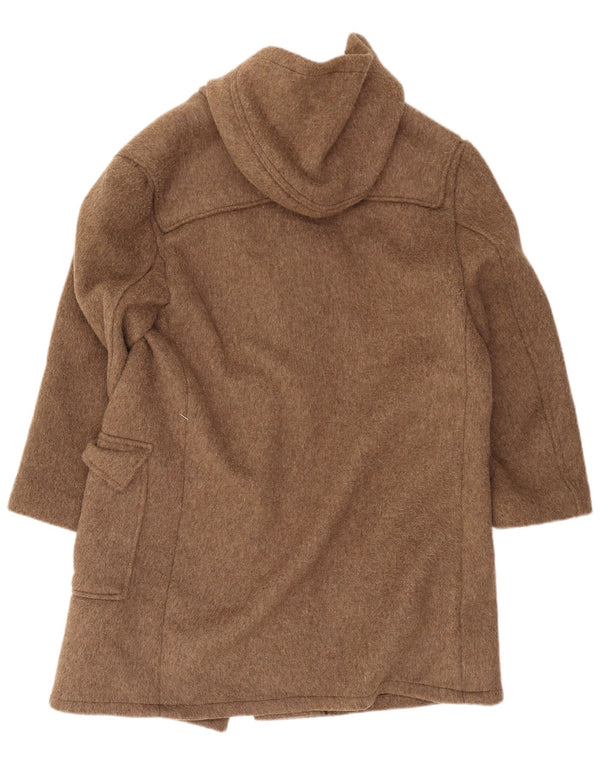 Casaco Duffle Feminino Oversized com Capuz Four Seasons Reino Unido 18 XL Lã Bege