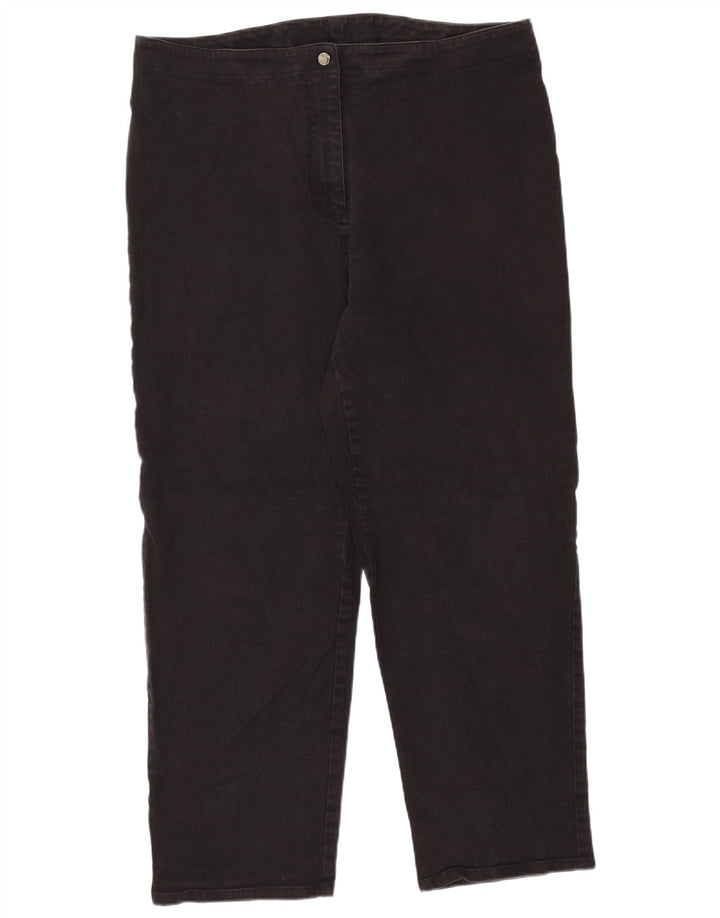 RALPH LAUREN Womens Straight Jeans US 18 2XL W36 L30 Black Cotton