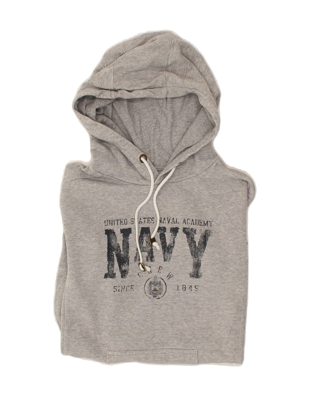 CHAMPION Womens Graphic Hoodie Jumper UK 14 Medium Grey Cotton Vintage Champion and Second-Hand Champion from Messina Hembry 