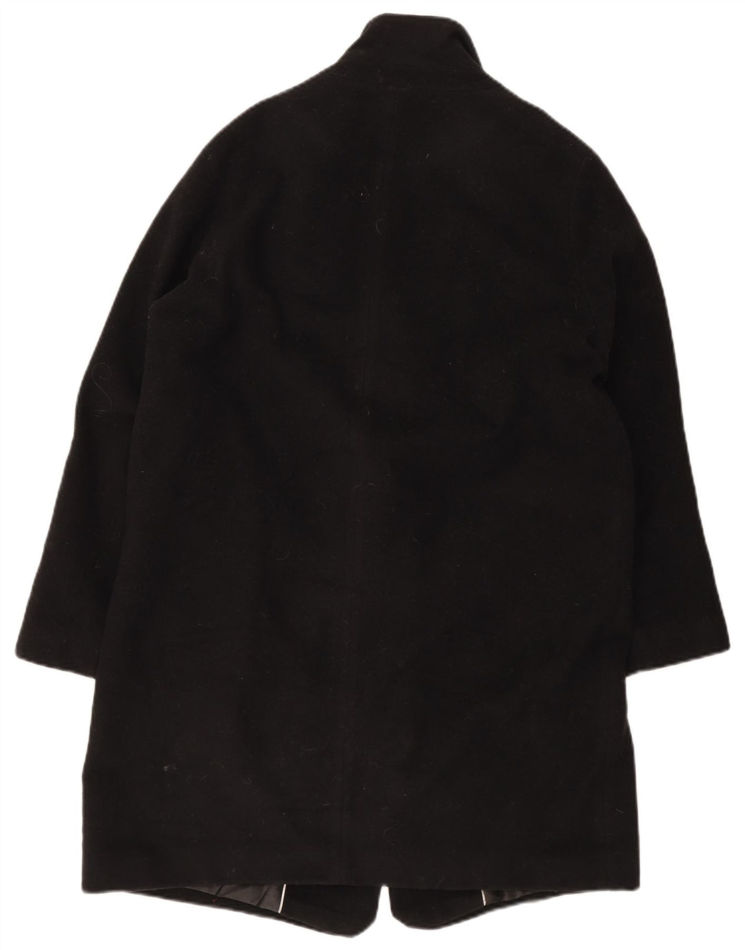 Sobretudo feminino Marks & Spencer UK 14 grande lã preta