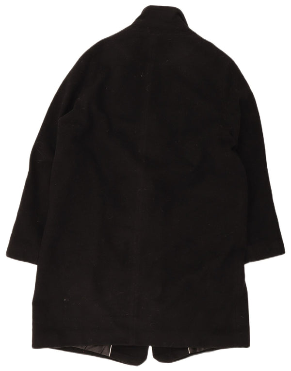 Sobretudo feminino Marks & Spencer UK 14 grande lã preta