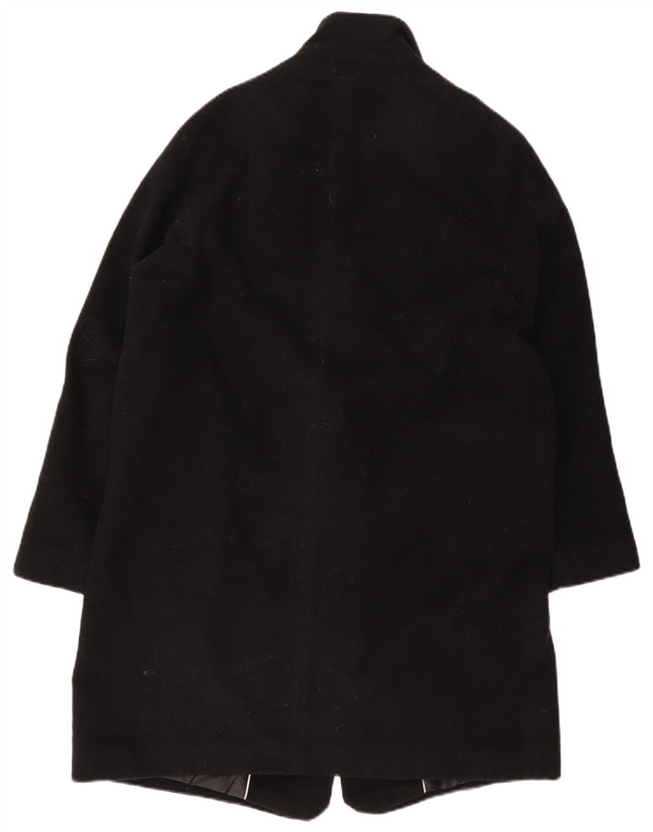 Sobretudo feminino Marks & Spencer UK 14 grande lã preta