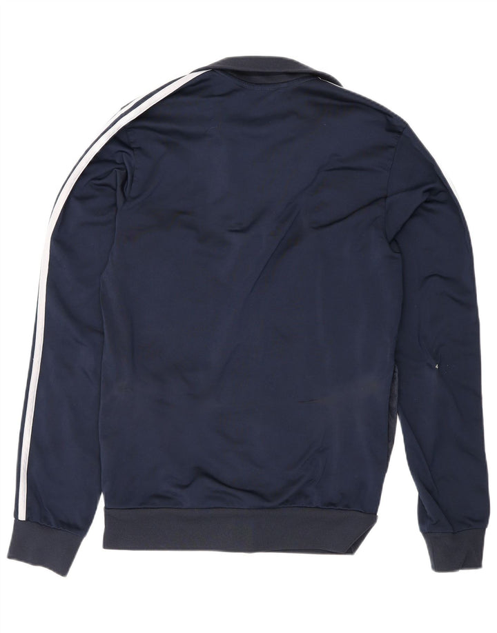 Adidas Mens Regular Fit Tracksuit Top Jacket UK 36/38 Pequeno Azul Marinho
