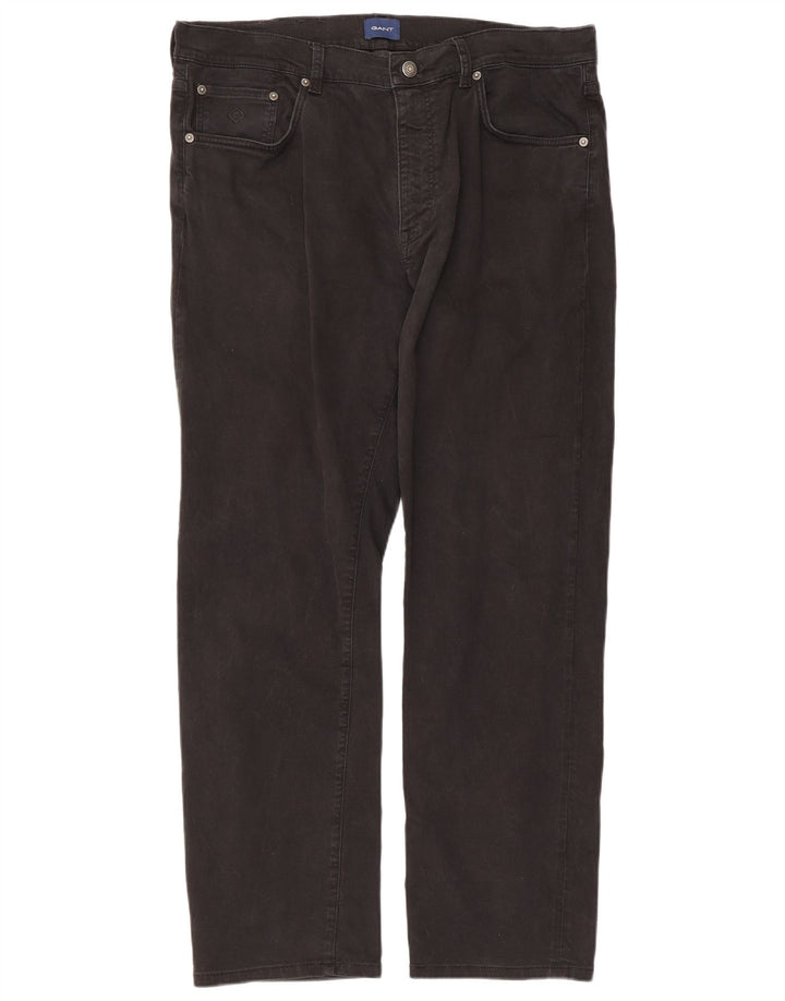 Jeans retos masculinos Gant W38 L30 algodão preto