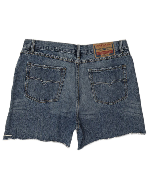 Shorts jeans masculino Diesel W38 XL azul algodão