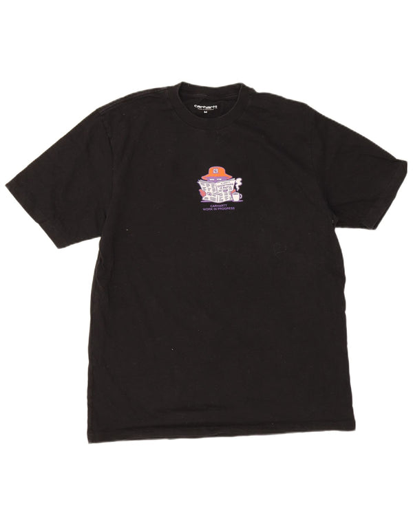 Camiseta gráfica masculina Carhartt Top médio preto