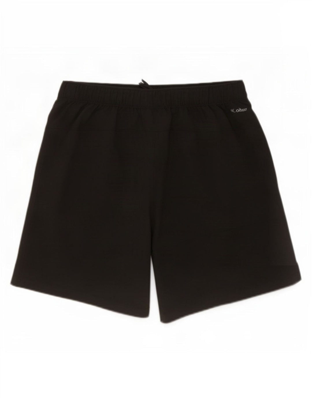 Shorts esportivos masculinos Columbia grande poliéster preto