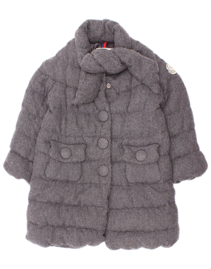 Moncler Casaco acolchoado para meninas 3-4 anos Viscose cinza