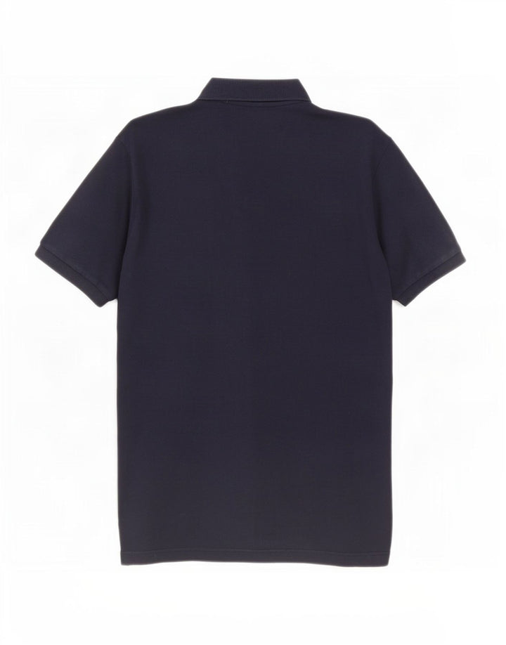 Camisa polo masculina Adidas grande algodão azul marinho