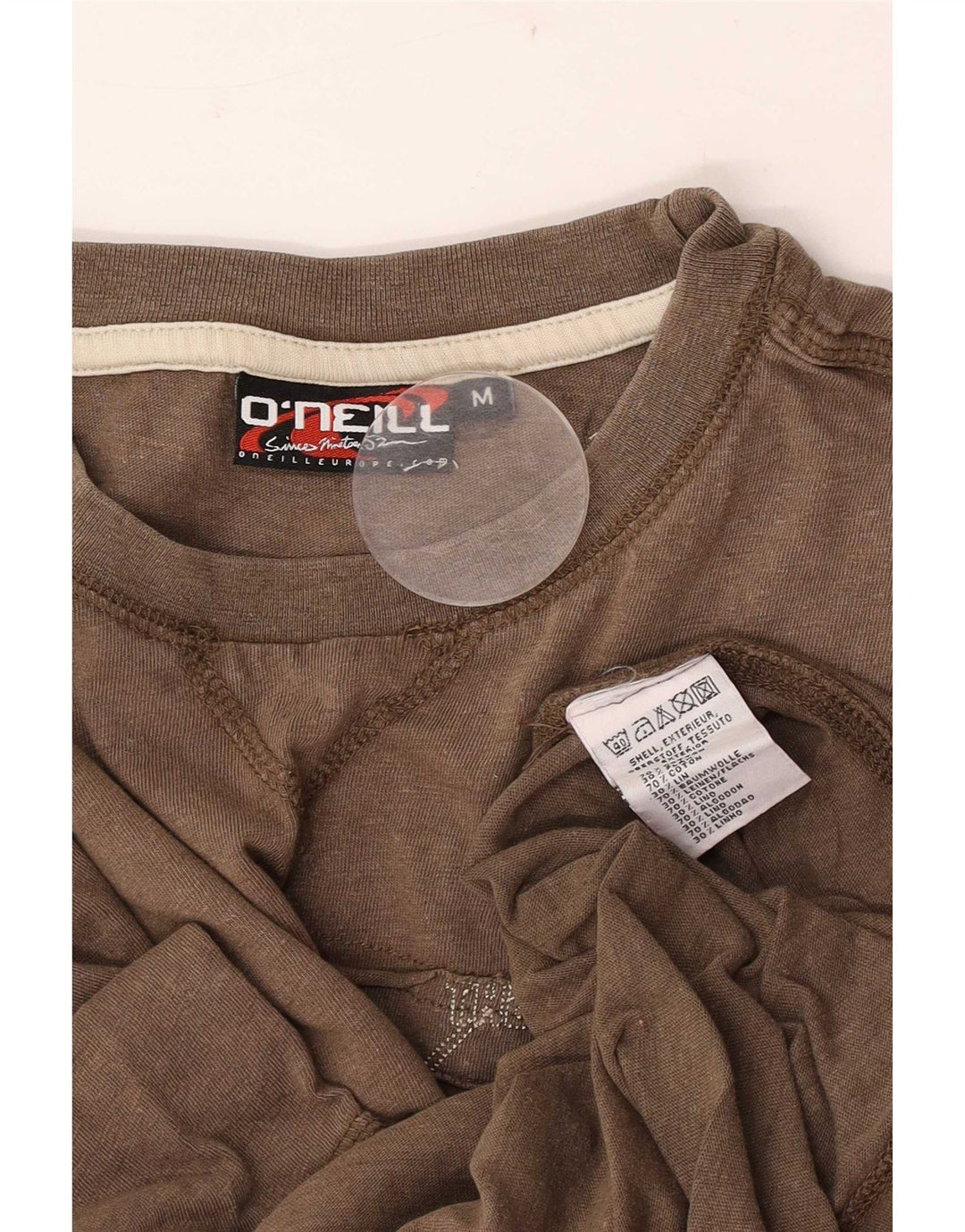 Camiseta gráfica masculina O'Neill Top cinza médio algodão