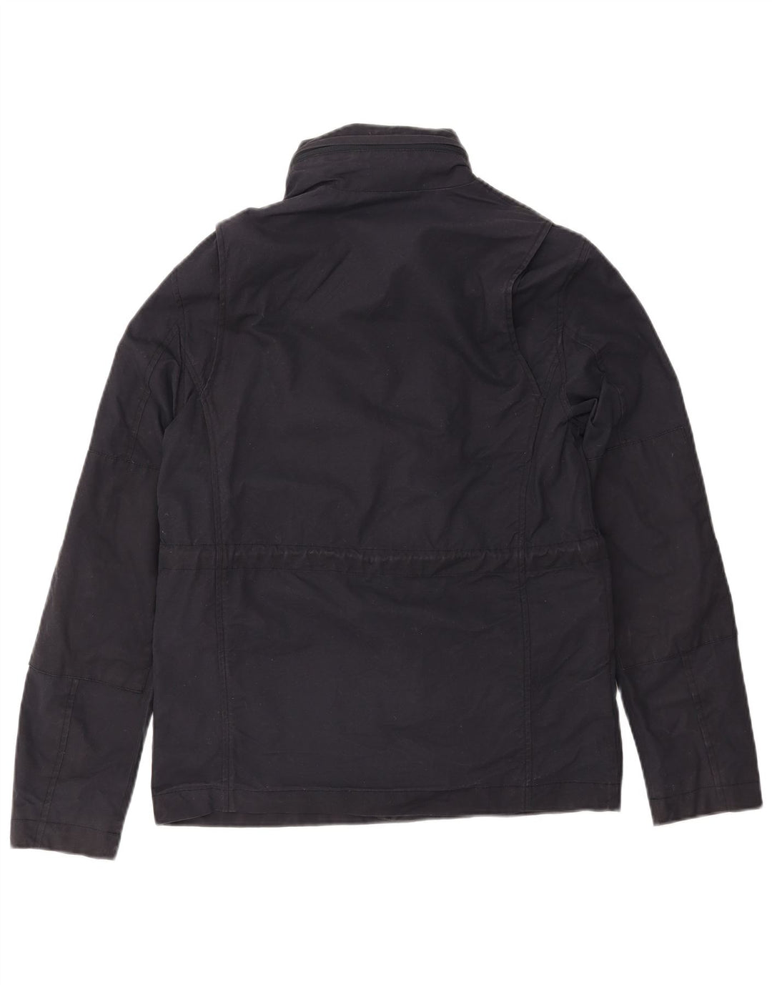 Jaqueta corta-vento masculina FRED PERRY com capuz Reino Unido 36 algodão azul marinho pequeno