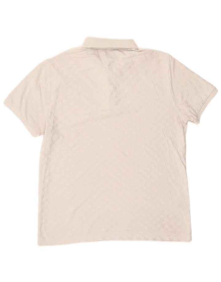 Camisa polo masculina Penguin algodão cinza médio