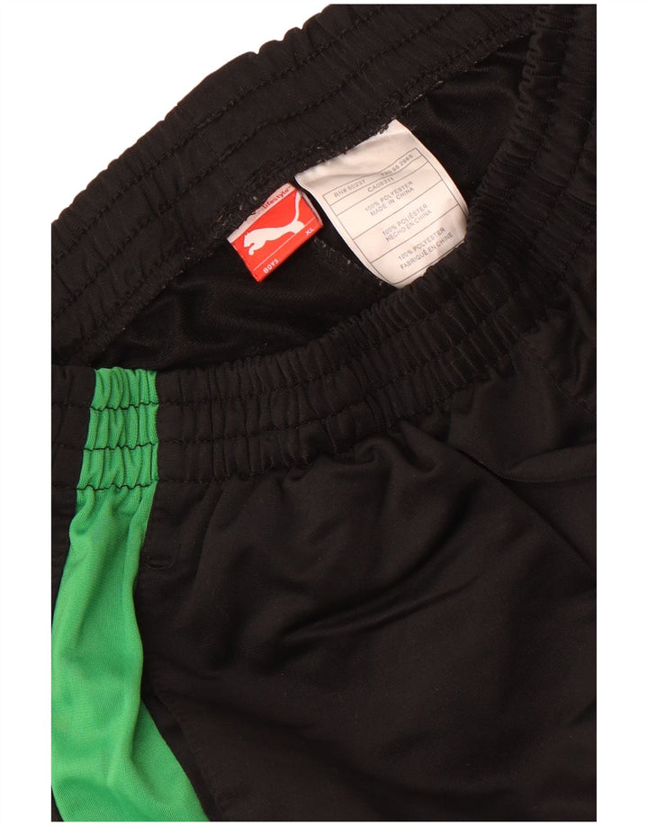Calças de treino Puma Boys 13-14 anos preto colorblock poliéster