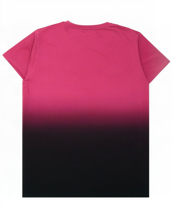 Camiseta masculina Hollister Top médio rosa algodão colorblock