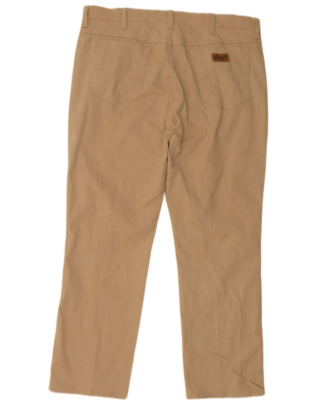 Calça casual reta masculina WRANGLER W40 L30 algodão bege
