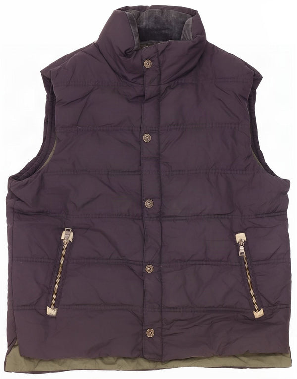 Colete acolchoado masculino Marks & Spencer Blue Harbor Reino Unido 38 Nylon marinho médio