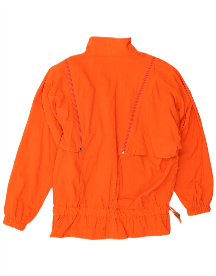 Adidas Womens Oversized Bomber Jacket EU 36 Pequeno Laranja Poliamida