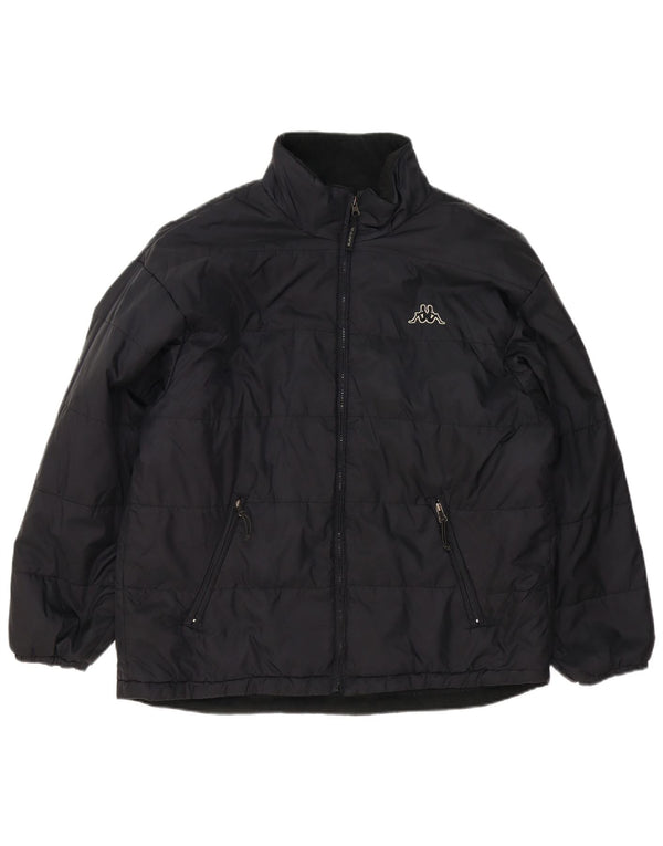Jaqueta acolchoada masculina Kappa UK 40 grande preta