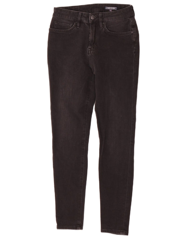 Jeans skinny feminino Tommy Hilfiger W27 L28 algodão preto