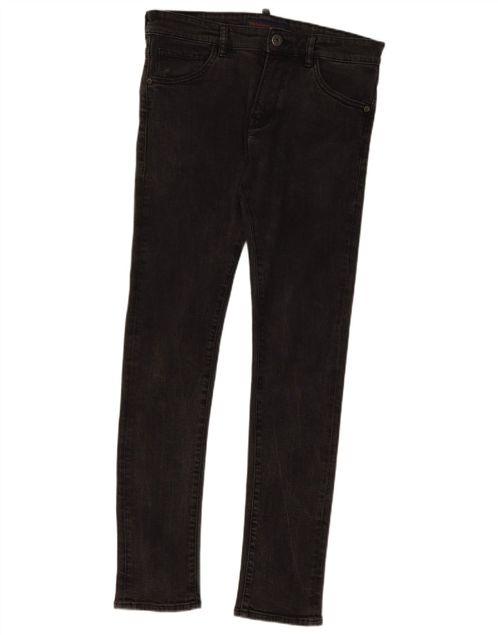 TRUSSARDI Jeans Slim Masculino W34 L31 Algodão Preto