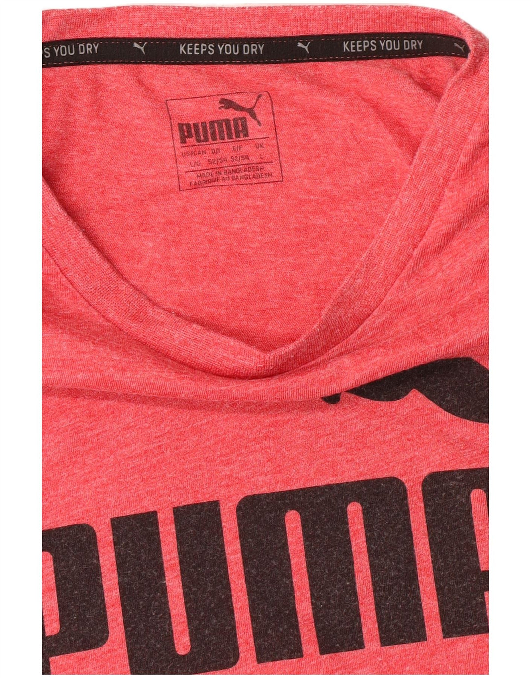 Puma Camiseta Masculina Graphic Top Grande Rosa