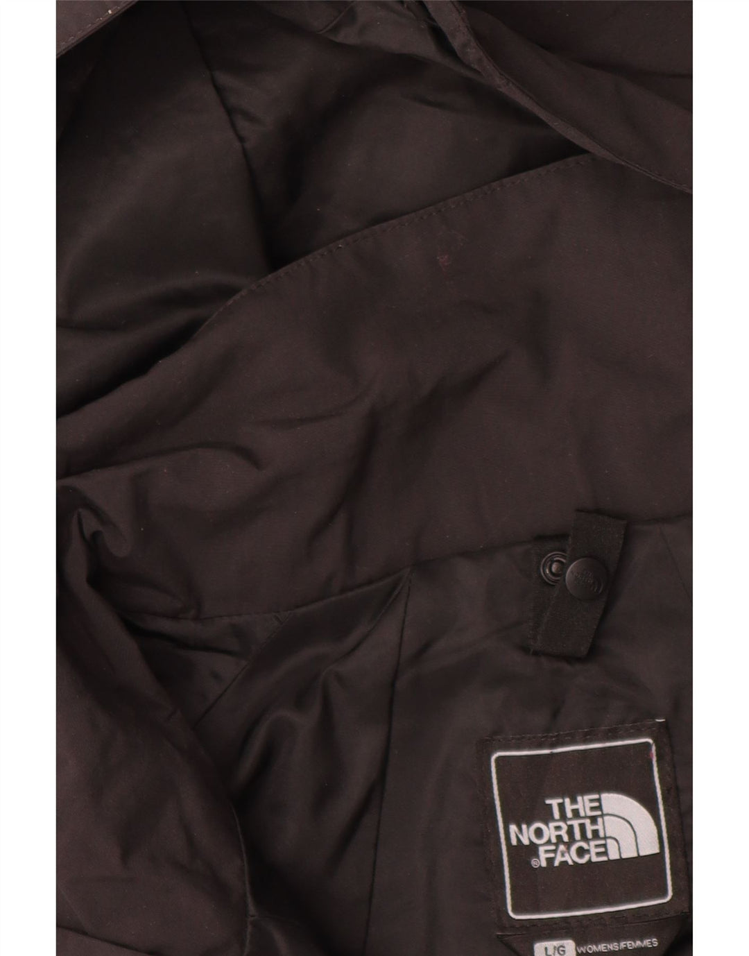 Jaqueta de chuva feminina com capuz Hyvent THE NORTH FACE Reino Unido 16 grande nylon preto
