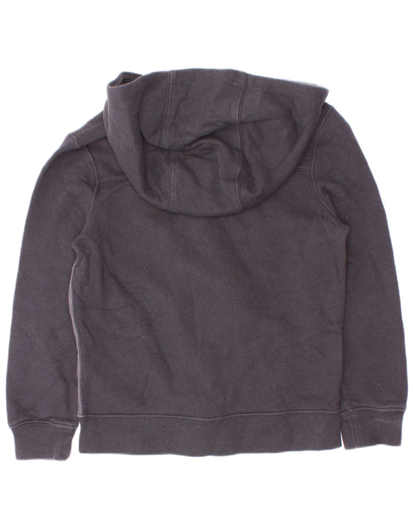 Suéter Nike Boys Zip com capuz 6-7 anos XS preto colorblock algodão