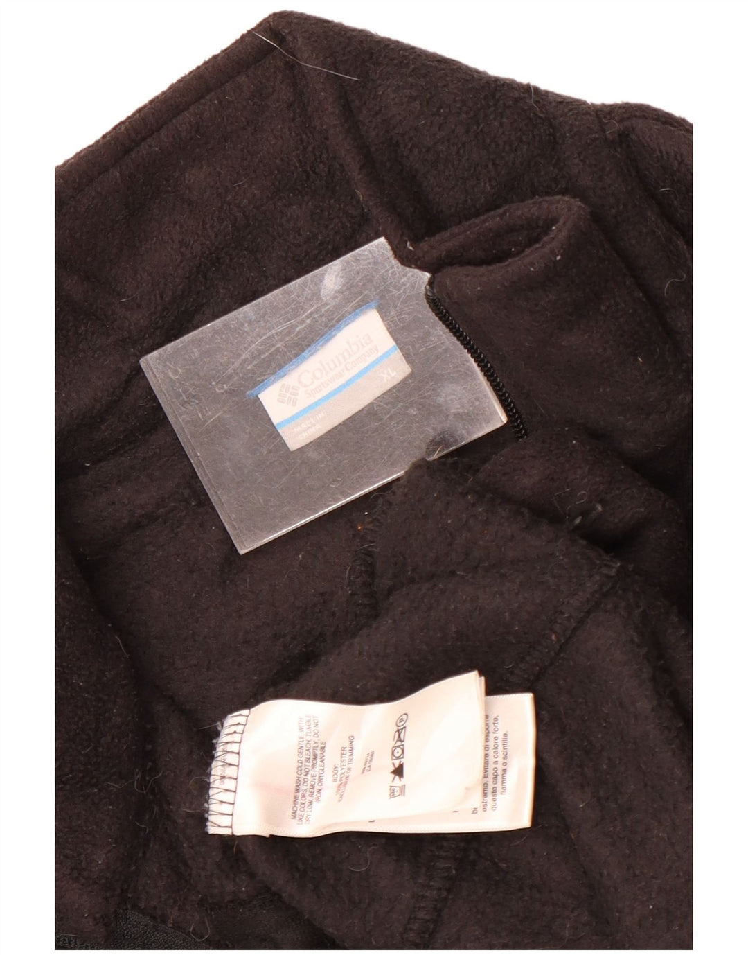 Jaqueta de lã masculina Columbia UK 42 XL poliéster preto