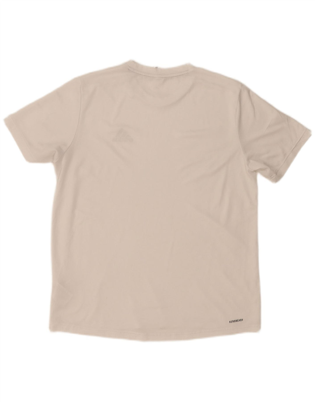 Adidas Mens Aeroready Camiseta Top Médio Poliéster Branco