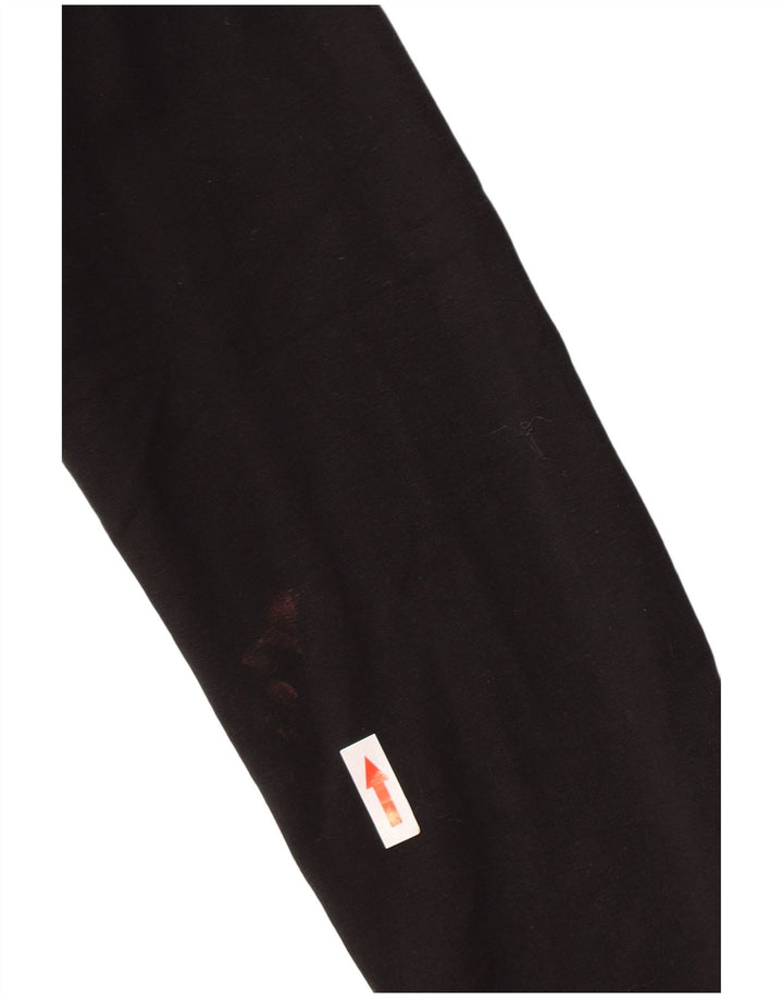 Fila moletom feminino gráfico jumper pequeno algodão preto