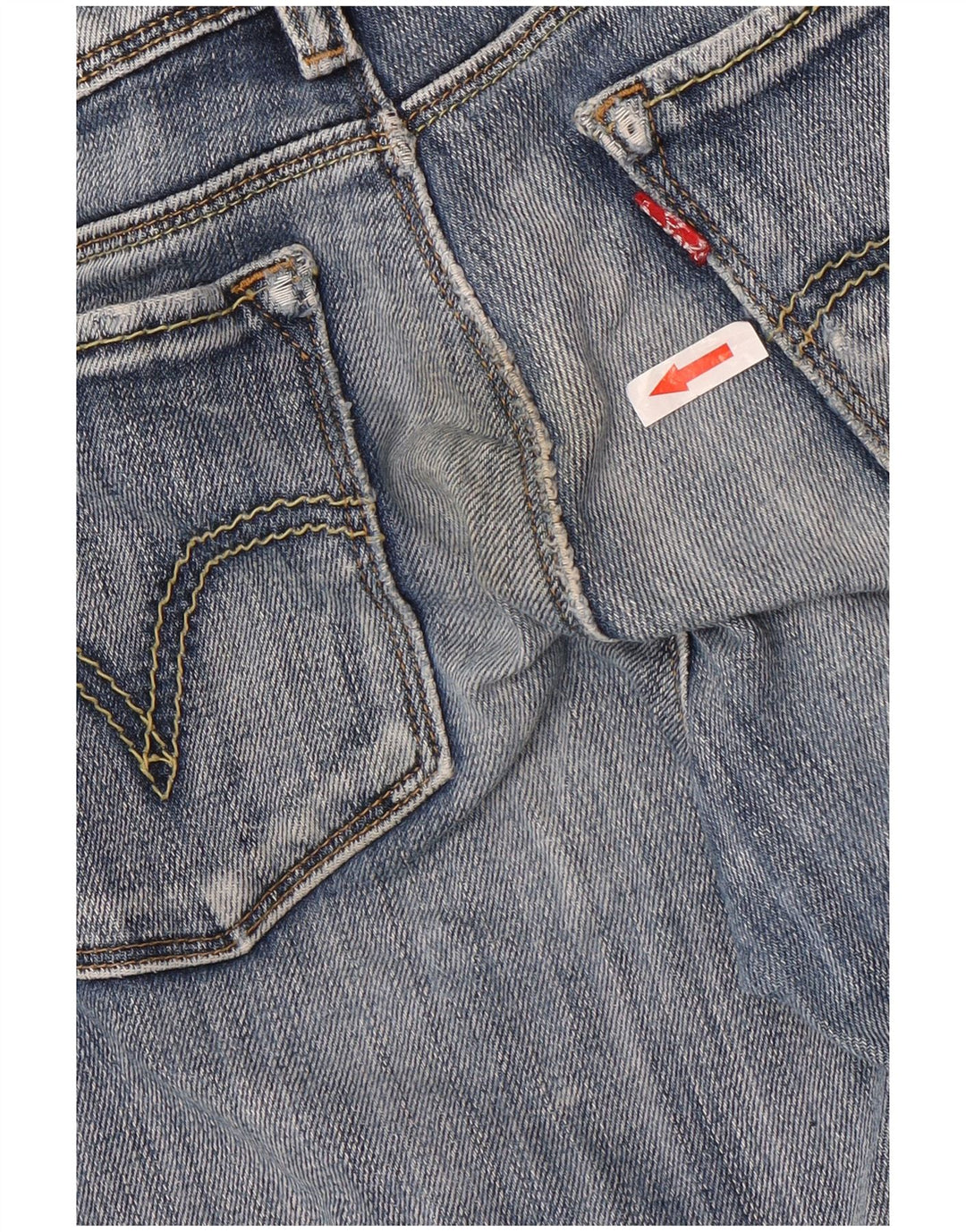 Calça jeans feminina Levi's 571 Slim W31 L28 azul algodão