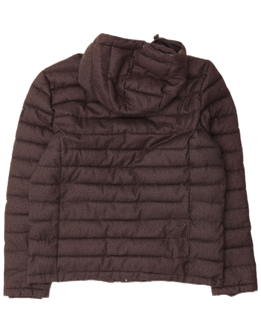 Jaqueta acolchoada com capuz masculina Superdry UK 46 3XL poliéster cinza