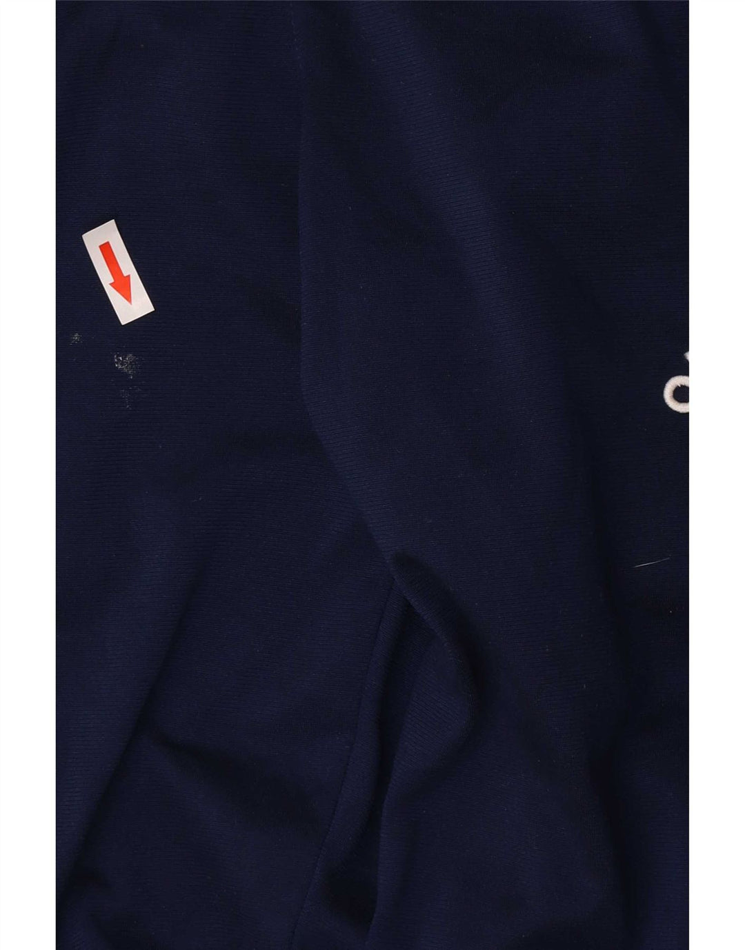 Calça de treino masculina Adidas pequena azul marinho poliéster