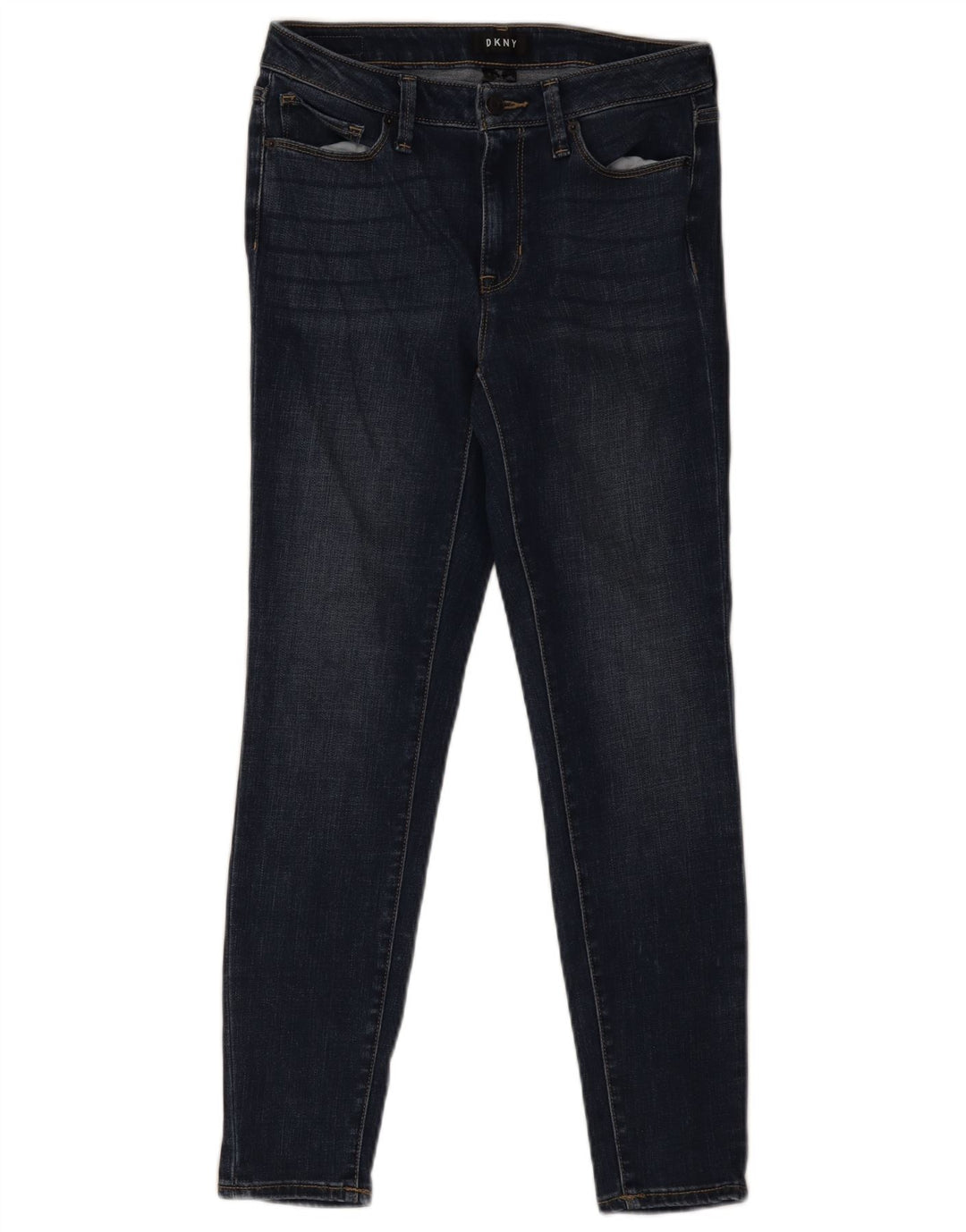 Calça jeans skinny feminina Dkny W28 L28 azul