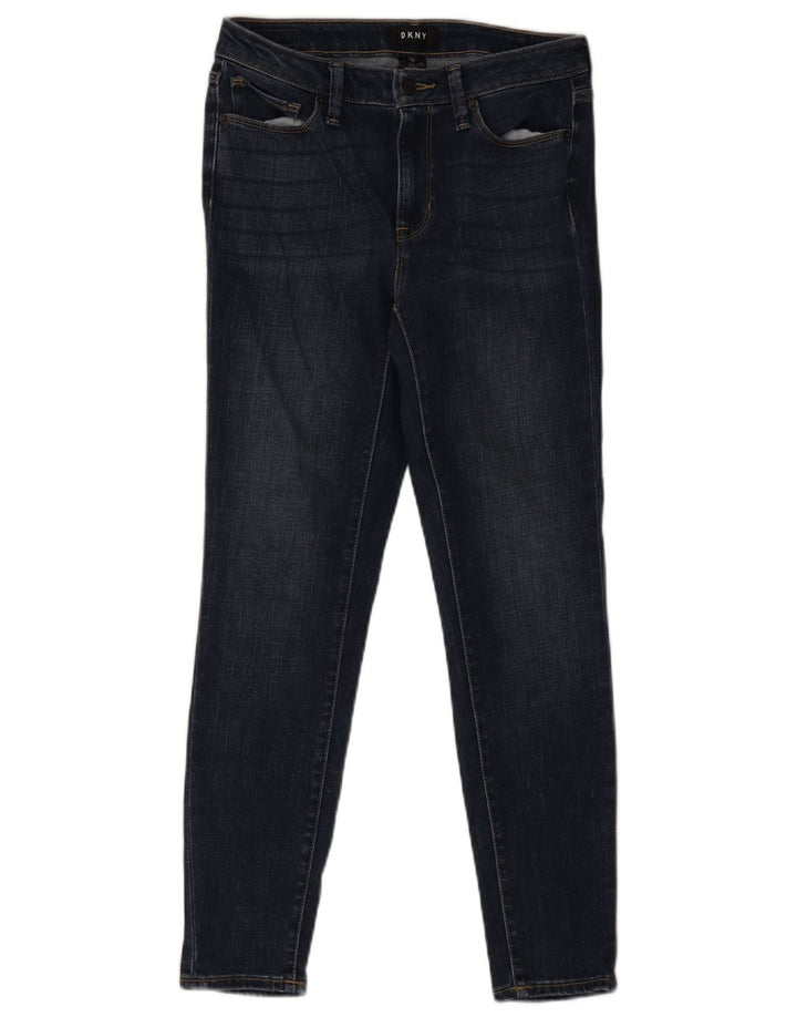 Calça jeans skinny feminina Dkny W28 L28 azul