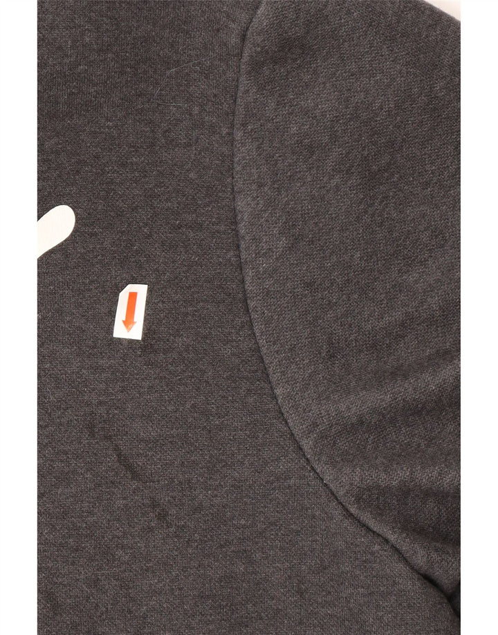 PUMA Mens Graphic Hoodie Jumper XL Grey Cotton Vintage Puma and Second-Hand Puma from Messina Hembry 