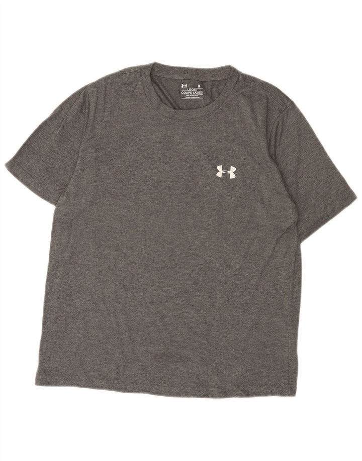 Camiseta masculina Under Armour cinza médio poliéster