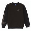 Nike masculino gráfico moletom jumper grande algodão preto