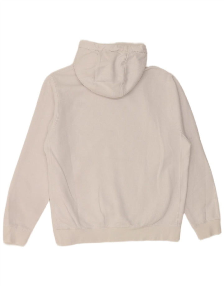 Nike Mens Hoodie Jumper Médio Algodão Branco