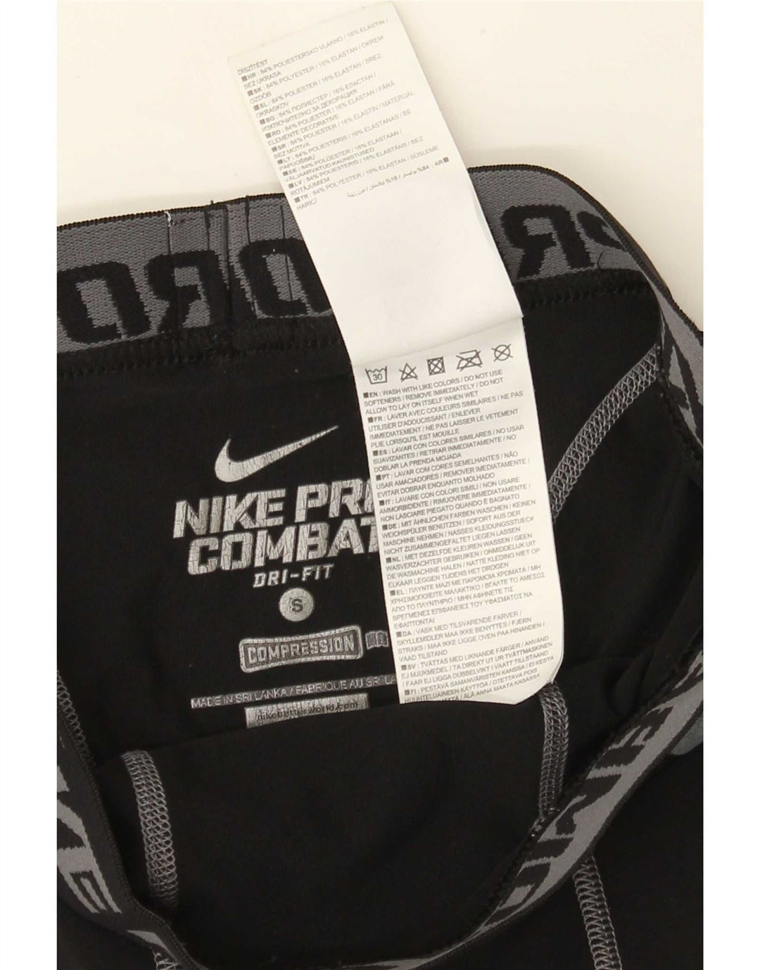 Leggings Nike Masculino Dri Fit Graphic Pequeno Poliéster Preto