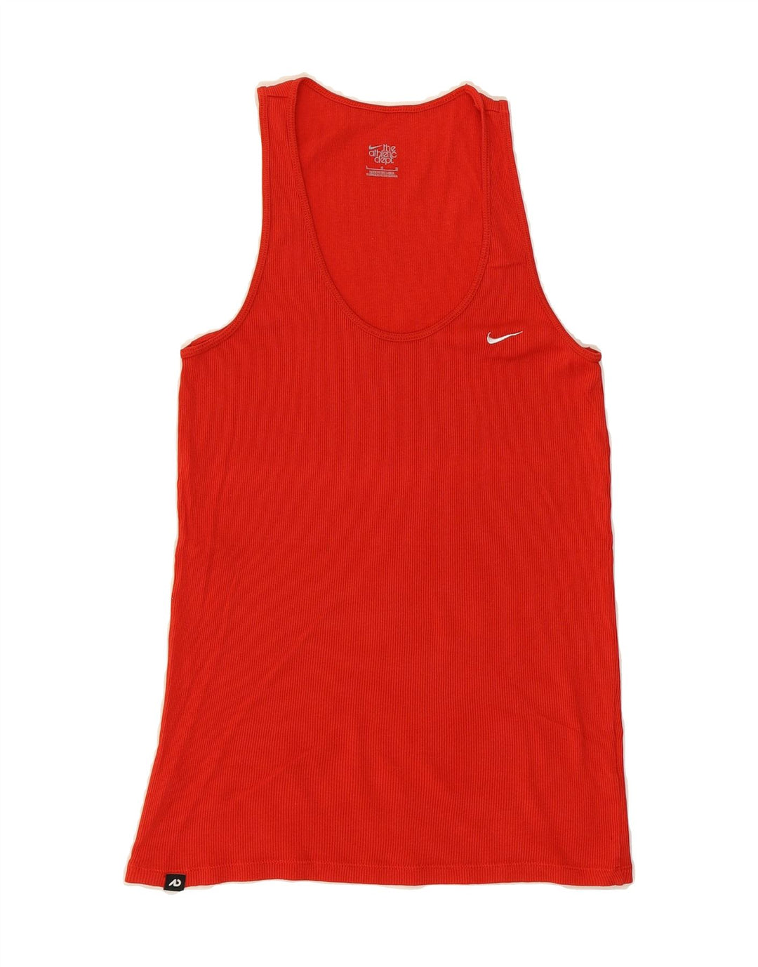 NIKE Womens Vest Top UK 14 Large Red Vintage Nike and Second-Hand Nike from Messina Hembry 