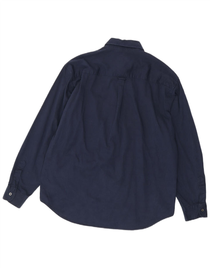 Camisa masculina CARRERA XL azul marinho algodão