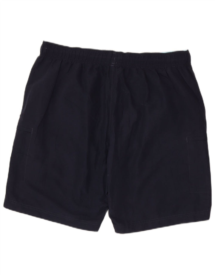 Shorts de natação masculino Marks & Spencer grande poliéster azul marinho