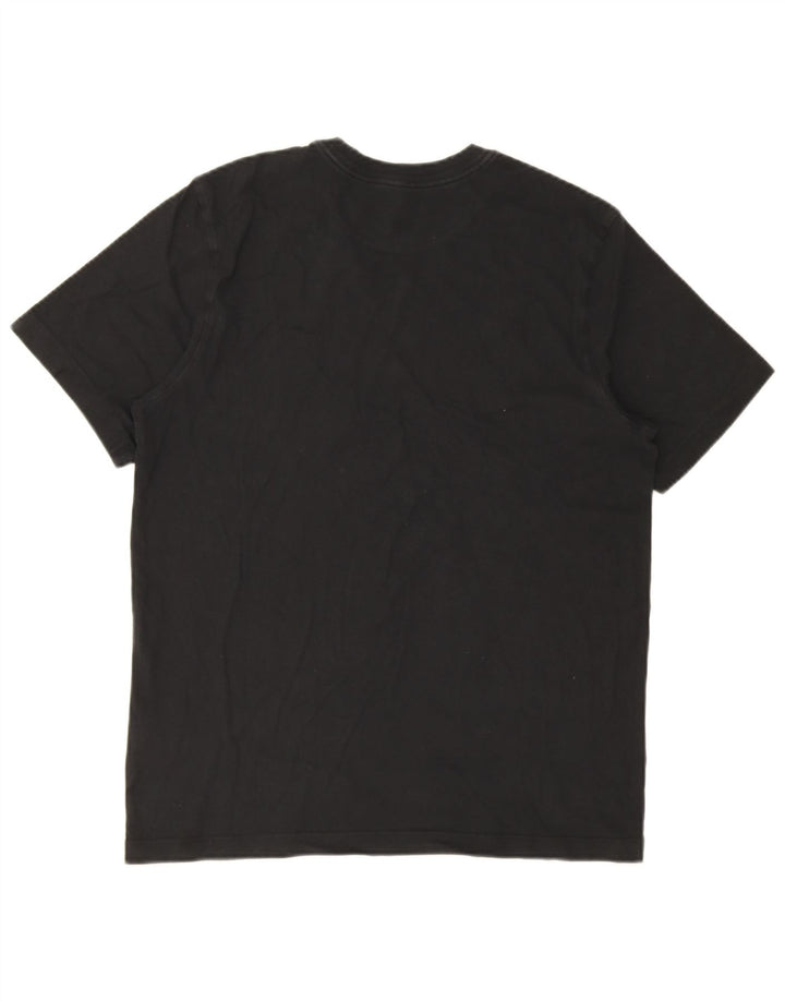 Camiseta Nike masculina gráfica Top médio algodão preto