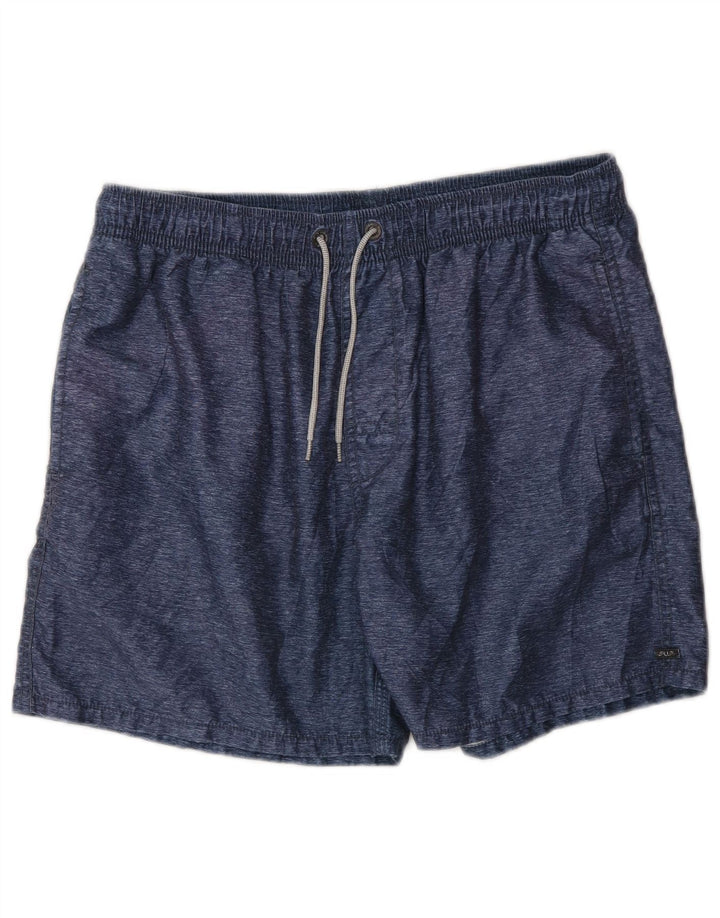Shorts de banho masculino Rip Curl pequeno poliéster azul marinho